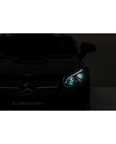 Auto Na Akumulator Mercedes SLC 300 Światła LED MP3 Pilot Czarny