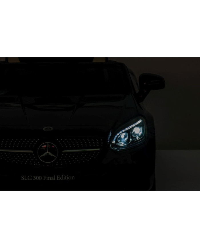 Auto Na Akumulator Mercedes SLC 300 Światła LED MP3 Pilot Czarny