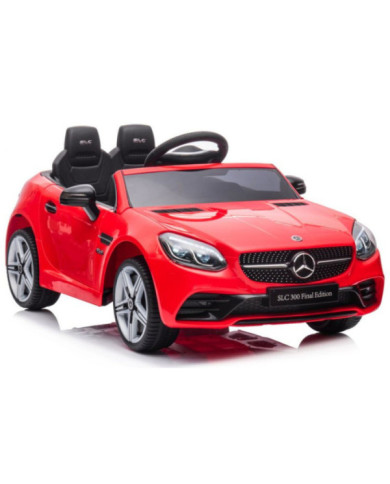 Auto Na Akumulator Mercedes SLC 300 Światła LED MP3 Pilot Czerwony