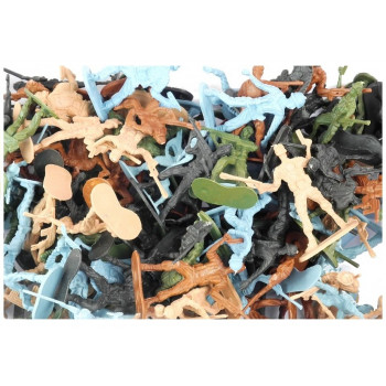 Duży Zestaw Żołnierzyków Militarny Wojsko