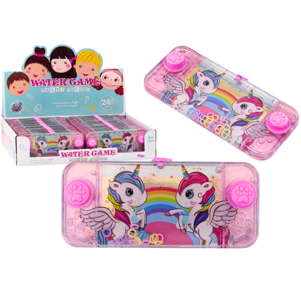 Gra Wodna Konsola Zręcznościowa Różowa Mini Jednorożce Pad Konsola