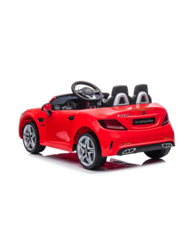 Auto Na Akumulator Mercedes SLC 300 Światła LED MP3 Pilot Czerwony