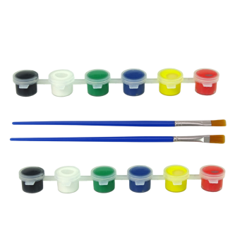 Jajo Z Dinozaurami Do Malowania Farbki Pędzelki  DIY Zielony