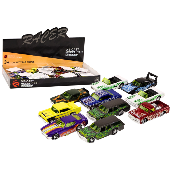 Autko Samochód Wyścigowy Resorak Metalowy 1:64