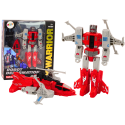 Robot-Helikopter 2w1 Transformacja X-Warrior Czerwony
