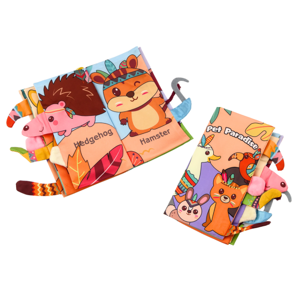 Miękka Książeczka Edukacyjna Szeleszcząca Zwierzęta Leśne