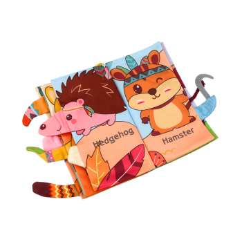 Miękka Książeczka Edukacyjna Szeleszcząca Zwierzęta Leśne