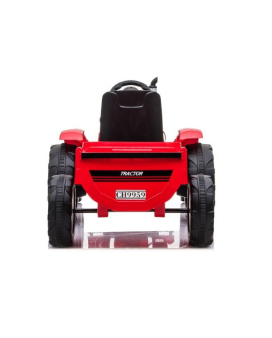 Traktor na Akumulator z Przyczepą CH9959 Światła LED Pilot Radio Czerwony