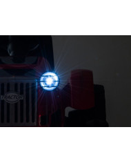 Traktor na Akumulator z Przyczepą CH9959 Światła LED Pilot Radio Czerwony