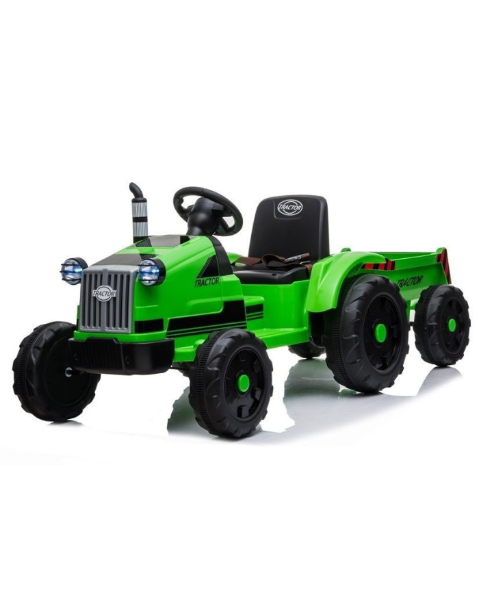 Traktor na Akumulator z Przyczepą CH9959 Zielony