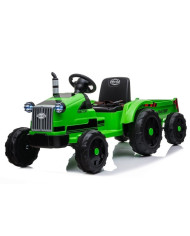 Traktor na Akumulator z Przyczepą CH9959 Zielony