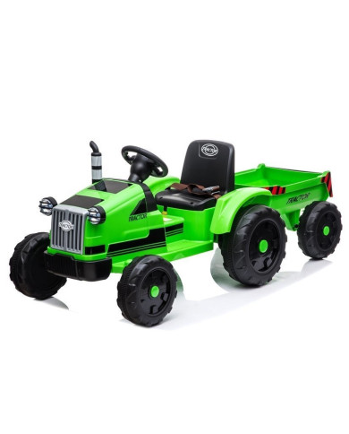 Traktor na Akumulator z Przyczepą CH9959 Zielony
