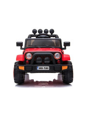 Auto Na Akumulator Jeep BRD-7588 Światła LED MP3 Pilot Czerwony 4x4