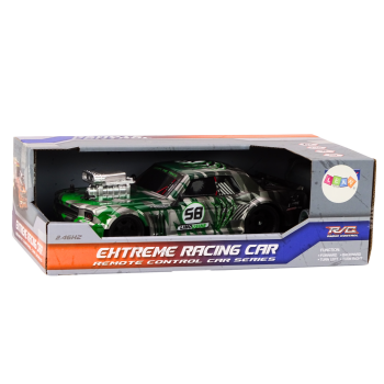 Autko Zdalnie Sterowane RC 1:16 Gumowe Koła Drift Zielone