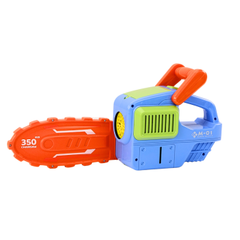 Maszynka Do Baniek Mydlanych Piła Łańcuchowa Niebieska