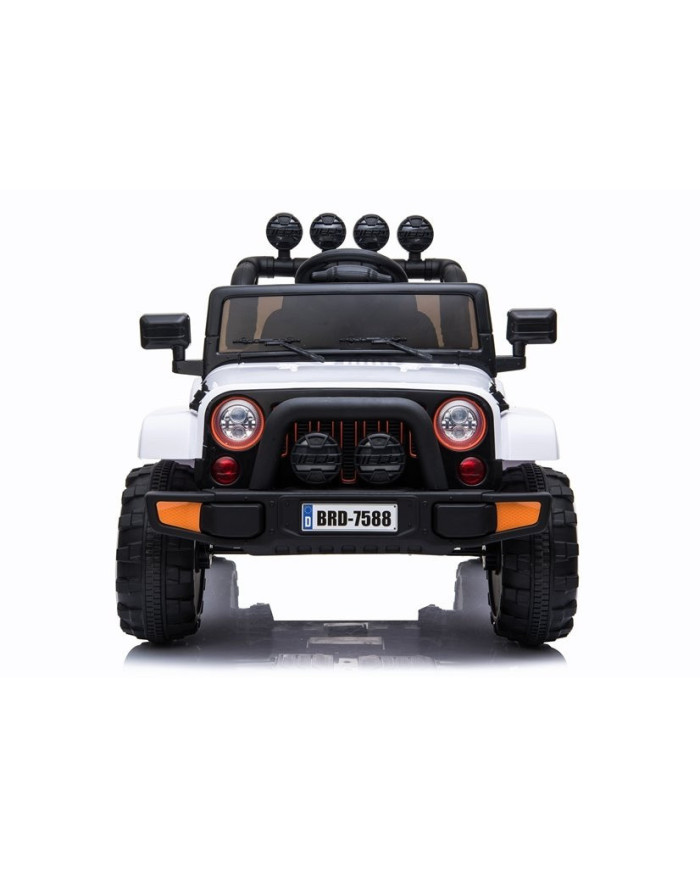 Auto Na Akumulator Jeep BRD-7588 Światła LED MP3 Pilot Biały 4x4