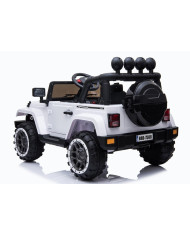 Auto Na Akumulator Jeep BRD-7588 Światła LED MP3 Pilot Biały 4x4