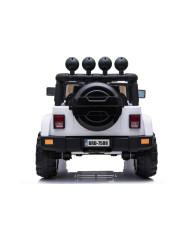 Auto Na Akumulator Jeep BRD-7588 Światła LED MP3 Pilot Biały 4x4