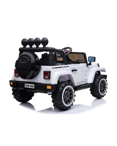Auto Na Akumulator Jeep BRD-7588 Światła LED MP3 Pilot Biały 4x4