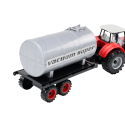 Traktor Rolniczy Koparka z Cysterną Napęd Czerwony