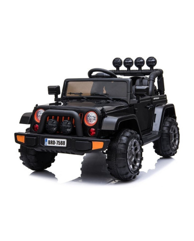 Auto Na Akumulator Jeep BRD-7588 Światła LED MP3 Pilot Czarny 4x4