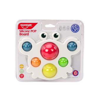 Silikonowa Tablica Kolorowy Krab Pop It Edukacyjny Sensoryczny