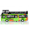 Autobus Piętrowy Turystyczny 1:32 Otwierane Drzwi Zielony
