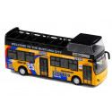 Autobus Piętrowy Turystyczny 1:32 Otwierane Drzwi Zielony