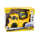 Autko Betoniarka Obracana Napęd Światła Dźwięki Żółta