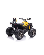 Quad Na Akumulator Z Oparciem QLS-3288 ŚwIatła LED MP3 Żółty
