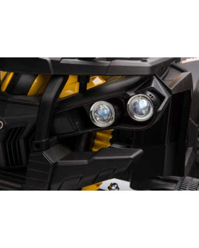 Quad Na Akumulator Z Oparciem QLS-3288 ŚwIatła LED MP3 Żółty