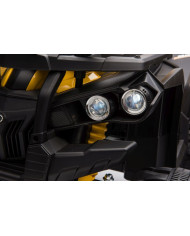 Quad Na Akumulator Z Oparciem QLS-3288 ŚwIatła LED MP3 Żółty