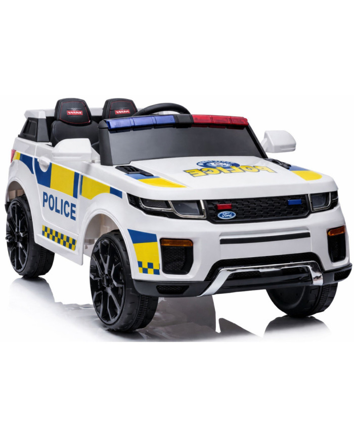 Auto Na Akumulator BBH-021 Światła LED Muzyka Pilot Policyjne Białe