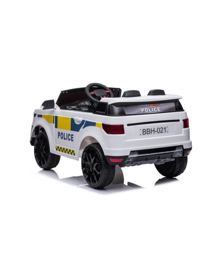 Auto Na Akumulator BBH-021 Światła LED Muzyka Pilot Policyjne Białe