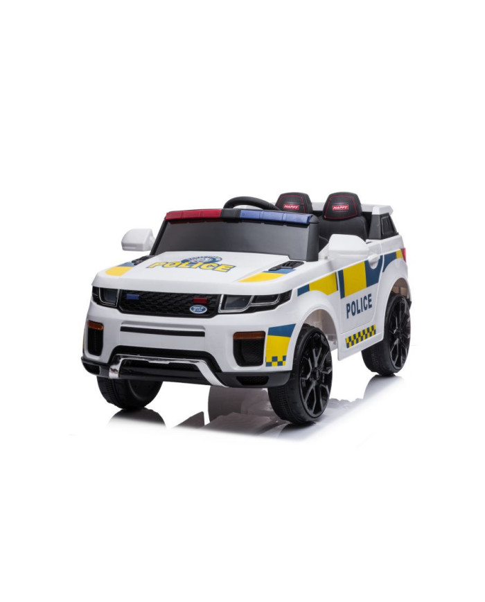 Auto Na Akumulator BBH-021 Światła LED Muzyka Pilot Policyjne Białe