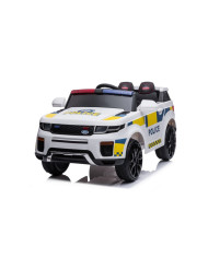 Auto Na Akumulator BBH-021 Światła LED Muzyka Pilot Policyjne Białe
