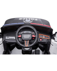 Auto Na Akumulator BBH-021 Światła LED Muzyka Pilot Policyjne Białe