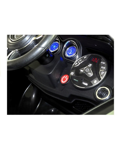Auto Pojazd Na Akumulator HL1538 Pilot Światła LED MP3 Czarne