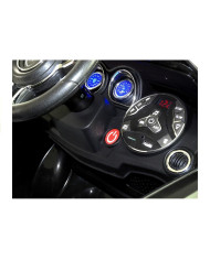 Auto Pojazd Na Akumulator HL1538 Pilot Światła LED MP3 Czarne