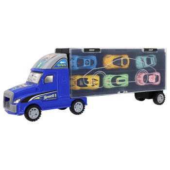 Mega Auto Tir Laweta 6 Resoraków z Rampą Walizka Na Auta