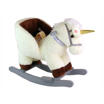 Koń Na Biegunach Bujak Biały Jednorożec