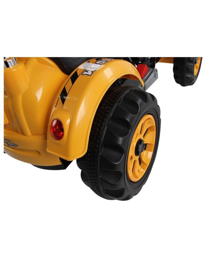Traktor na akumulator z Łyżką Koparka Pomarańczowy