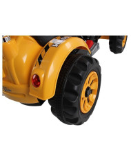 Traktor na akumulator z Łyżką Koparka Pomarańczowy