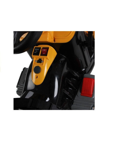 Traktor na akumulator z Łyżką Koparka Pomarańczowy