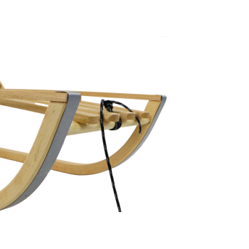 Sanki Drewniane Z Oparciem Sznurek Saneczki Duże