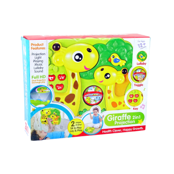 Projektor Panel Do Łóżeczka Zawieszka Żyrafy Dźwięk