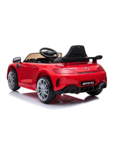 Auto na Akumulator Mercedes GTR Dla Dzieci Światła LED MP3 Czerwony
