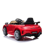 Auto na Akumulator Mercedes GTR Dla Dzieci Światła LED MP3 Czerwony