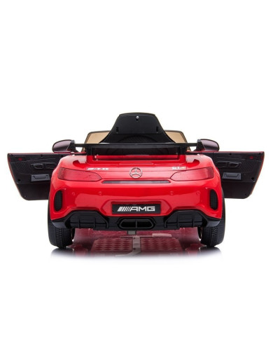 Auto na Akumulator Mercedes GTR Dla Dzieci Światła LED MP3 Czerwony