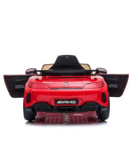 Auto na Akumulator Mercedes GTR Dla Dzieci Światła LED MP3 Czerwony